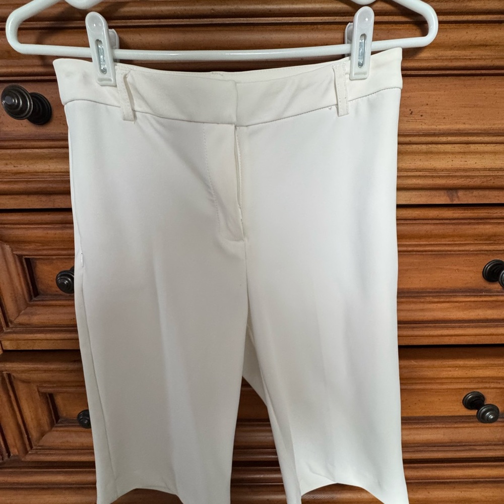 Elegant Cream Women's Pants